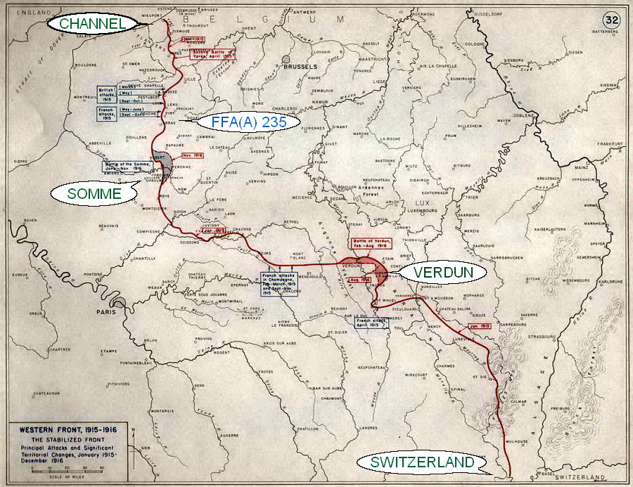 Map Western Front